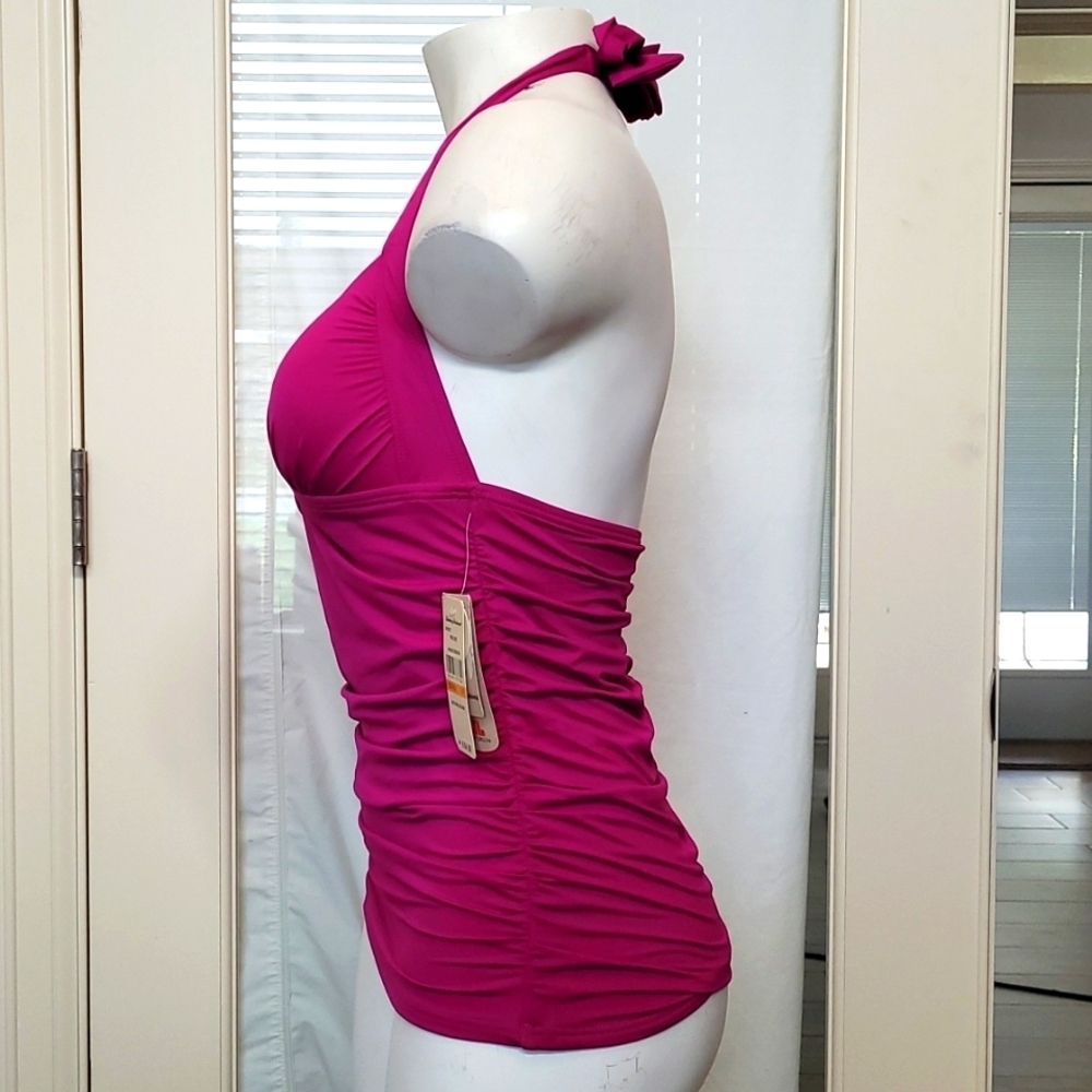 NWT Tommy Bahama Pink Tankini Top - Picture 3 of 10